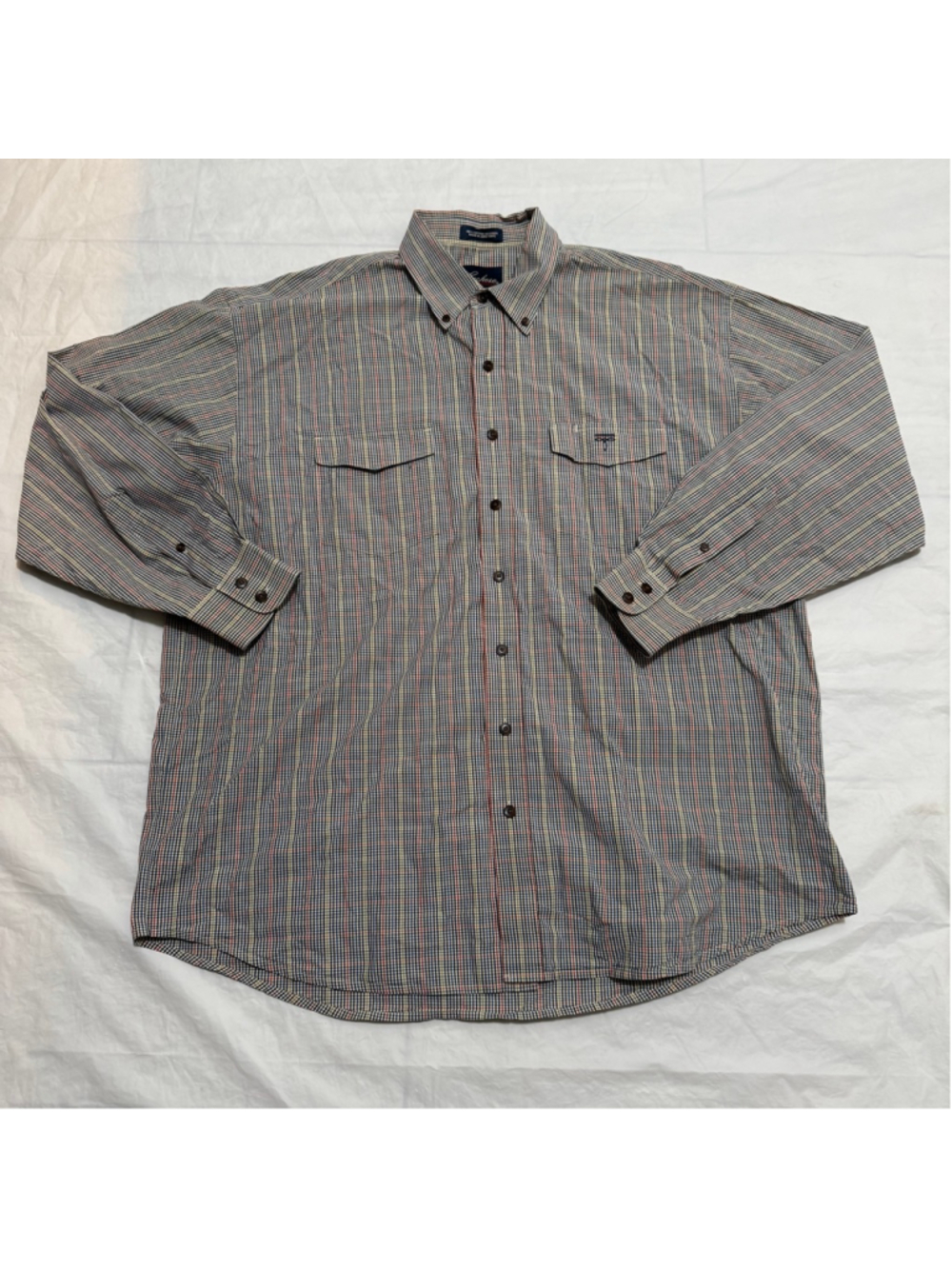 Lucchese Classics Men’s Plaid Casual Button Down Shirt XL